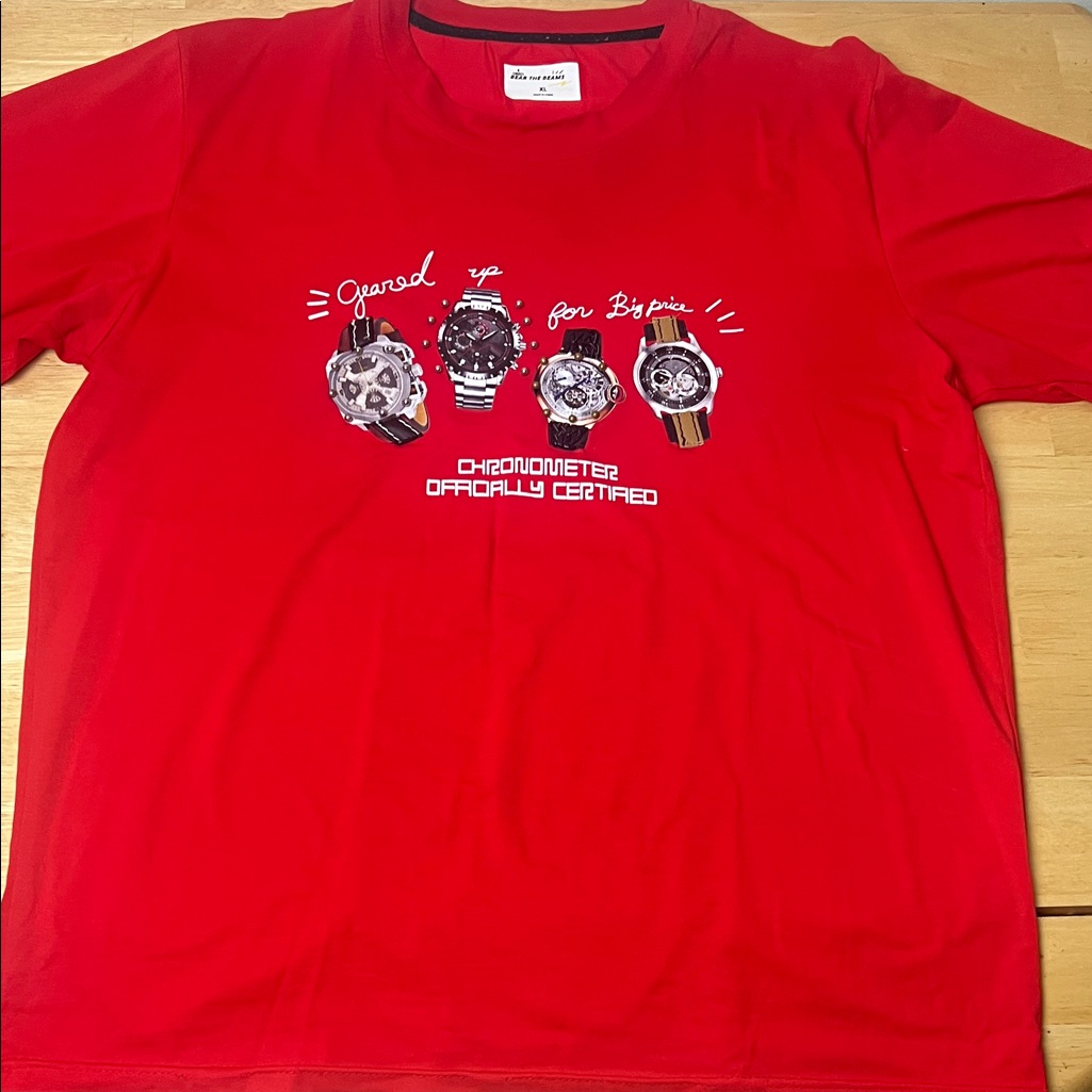 Chronometer Graphic Red TShirt